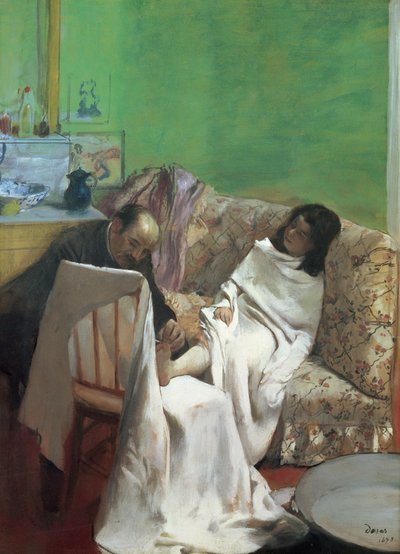 La pedicura, 1873 de Edgar Degas