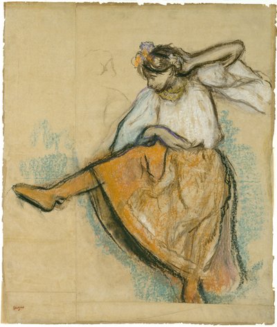 La bailarina rusa, c.1895 de Edgar Degas