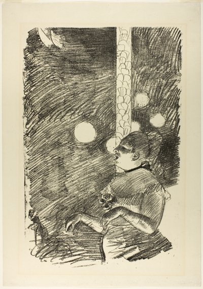 La canción del perro de Edgar Degas
