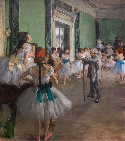 La clase de danza de Edgar Degas