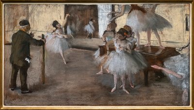 La lección de danza de Edgar Degas