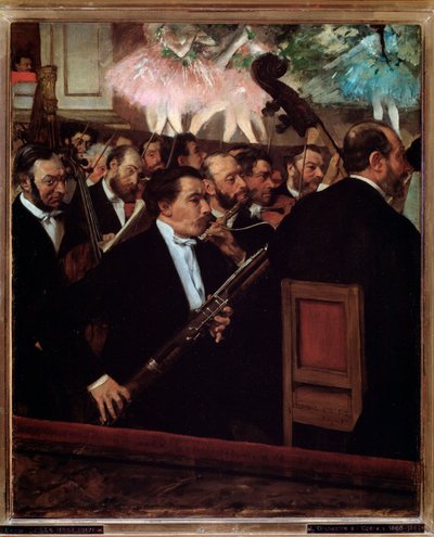 La orquesta de la Ópera de París de Edgar Degas