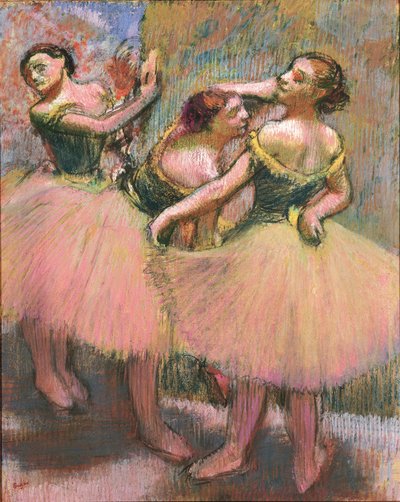 Tres Bailarines de Edgar Degas