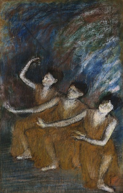 Tres bailarinas, c.1895-98 de Edgar Degas
