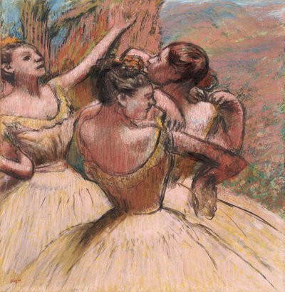 Tres bailarinas, c.1899 de Edgar Degas