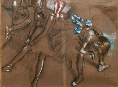 Tres bailarinas de Edgar Degas