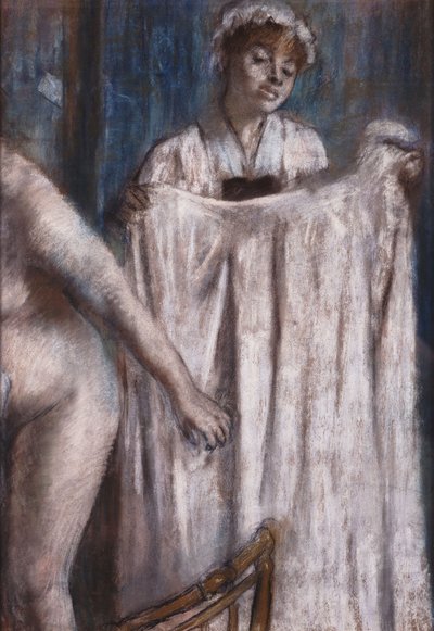 Toilette después del baño de Edgar Degas