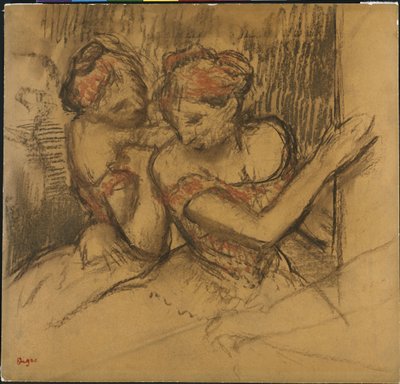 Dos bailarines de Edgar Degas
