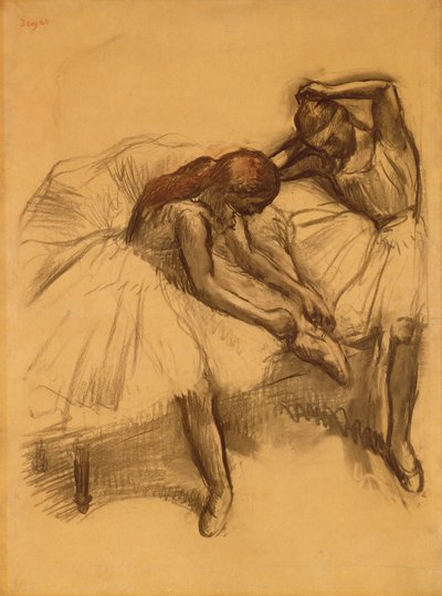 Dos bailarinas, 1905 de Edgar Degas
