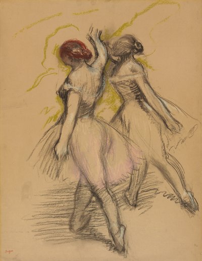 Dos bailarinas, c.1889 de Edgar Degas