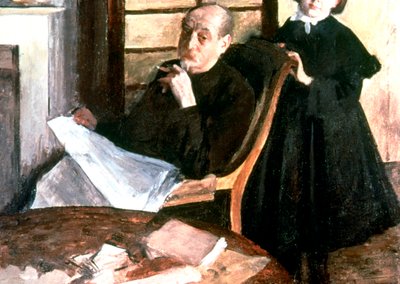 Tío y Sobrina, c. 1876 de Edgar Degas