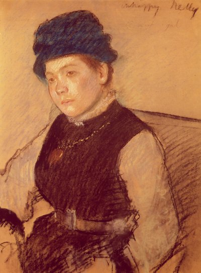 Nelly infeliz de Edgar Degas