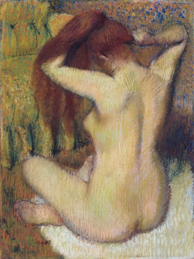 Mujer Peinándose, c.1888-90 de Edgar Degas