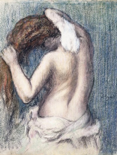 Mujer Secándose, c.1906 de Edgar Degas