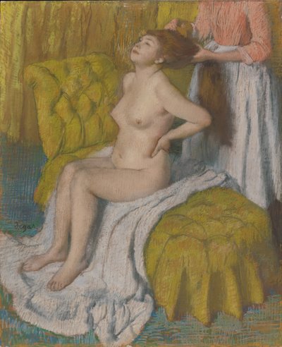 Mujer Peinándose, c.1886-88 de Edgar Degas