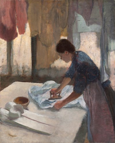 Mujer Planchando de Edgar Degas