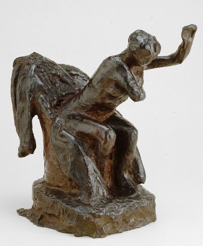 Mujer sentada en un sillón, modelada c. 1903 fundida 1919-21 de Edgar Degas