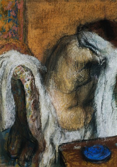 Mujer lavándose, c.1905-07 de Edgar Degas