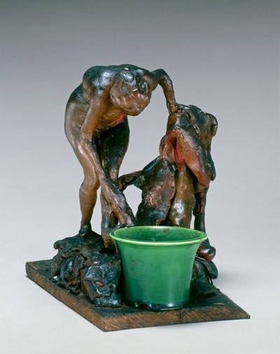 Mujer Lavando su Pierna Izquierda, c. 1890s de Edgar Degas