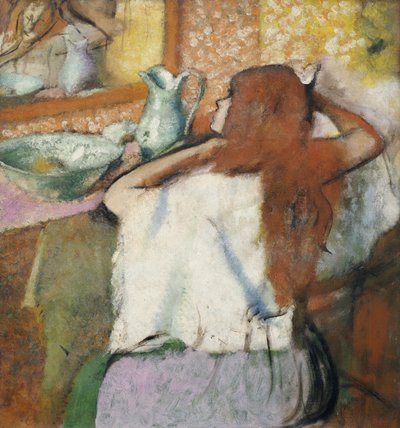Mujer en su tocador de Edgar Degas