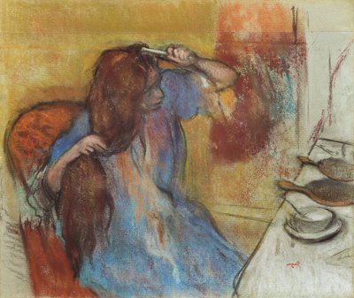 Mujer en su Tocador de Edgar Degas