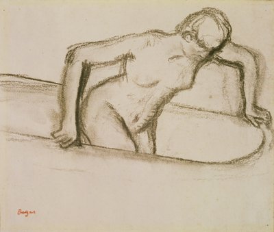 Mujer en la Tina de Edgar Degas