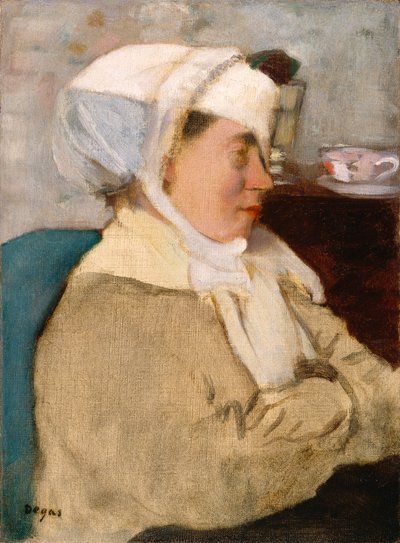 Mujer con vendaje, c.1872 de Edgar Degas