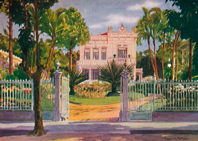 Residencia del Conde Paulo de Frontin, Petrópolis, 1914 de Edgar L Pattison