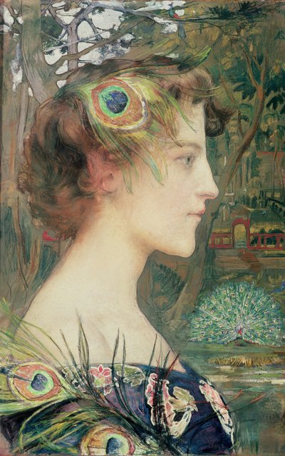 Perfil del pavo real de Edgar Maxence