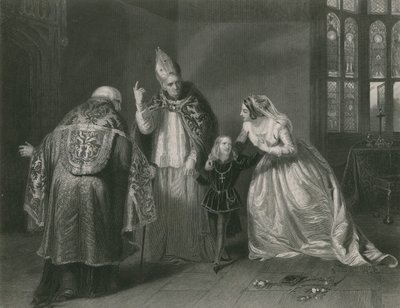 Reina Isabel y el Duque de York, Rey Ricardo III de Edgar Melville Ward