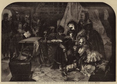 La última despedida de María Antonieta y su hijo de Edgar Melville Ward