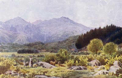 Norte de España: El Valle de Masma, cerca de Mondonedo (litografía en color) de Edgar T. A. Wigram