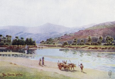Norte de España: El Valle del Navia (litografía en color) de Edgar T. A. Wigram