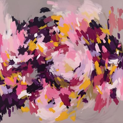 Remolino abstracto y colorido de Edie