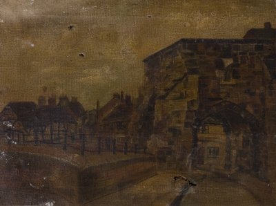 Alrededor de la Puerta de Cook Street, Coventry, c.1900 de Edith Elsegood Burrows