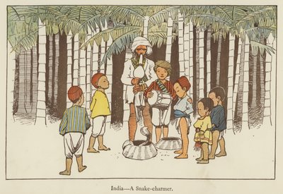 India, un encantador de serpientes de Edith Farmiloe