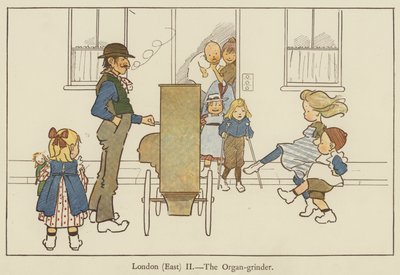 Londres (Este), el organillero de Edith Farmiloe