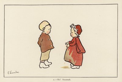 ¡Oh! Susannah (litografía en color) de Edith Farmiloe