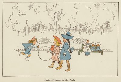 París, recato en el parque de Edith Farmiloe