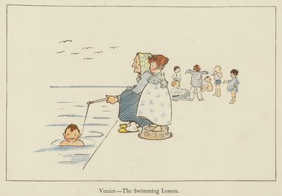 Venecia, la lección de natación de Edith Farmiloe