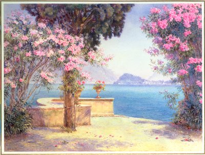 Bellagio, desde el jardín del Grand Hotel, Menaggio de Edith Helena Adie