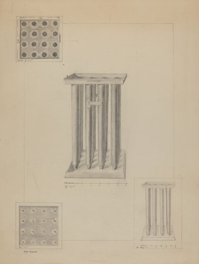 Molde de vela de Edith Magnette