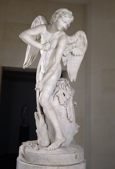 Cupido Tallando su Arco del Garrote de Hércules, 1747-50 de Edmé Bouchardon