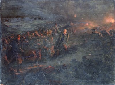 Ataque del general Monet al reducto de Selinghinsk, 24 de febrero de Edme Adolphe Fontaine