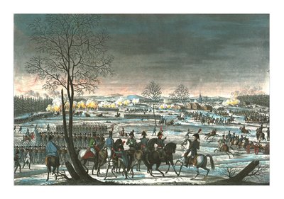 Batalla cerca de Hohenlinden, 3 de diciembre de 1800, c. 1850 de Edme Bovinet