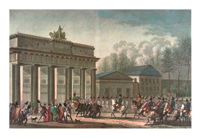 Entrada de los franceses en Berlín, 27 de octubre de 1806 de Edme Bovinet