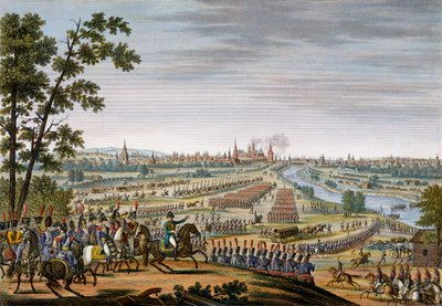 La entrada de los franceses en Moscú, 14 de septiembre de 1812 de Edme Bovinet