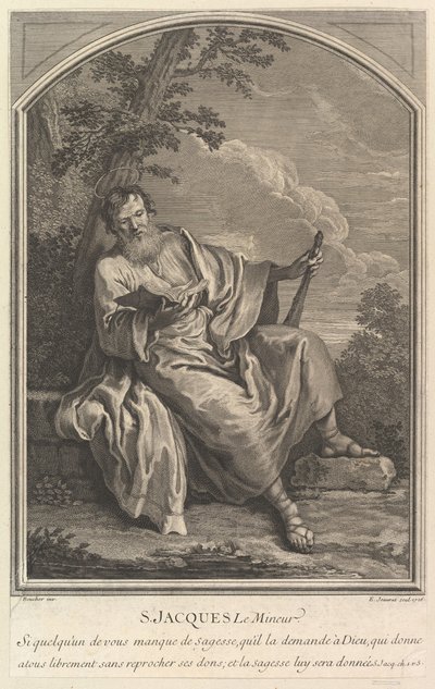 San Jacobo el Menor, 1726 de Edme Jeaurat