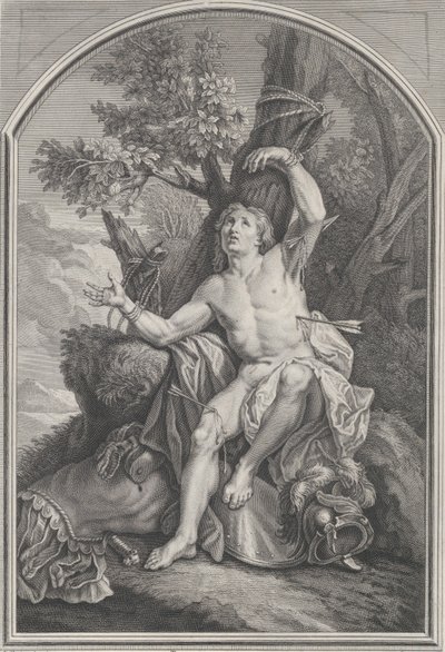 San Sebastián, n.d. de Edme Jeaurat