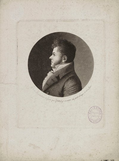 Retrato de Marie-Henri Beyle, conocido como Stendhal de Edme Quenedey